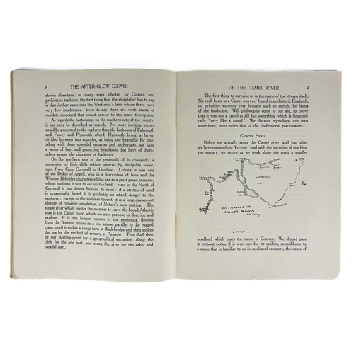 556 - Rendel Harris. 'The After Glow Essays'. 'Number One ‘’Up The Camel River‘’' first edition, 72 pages,... 