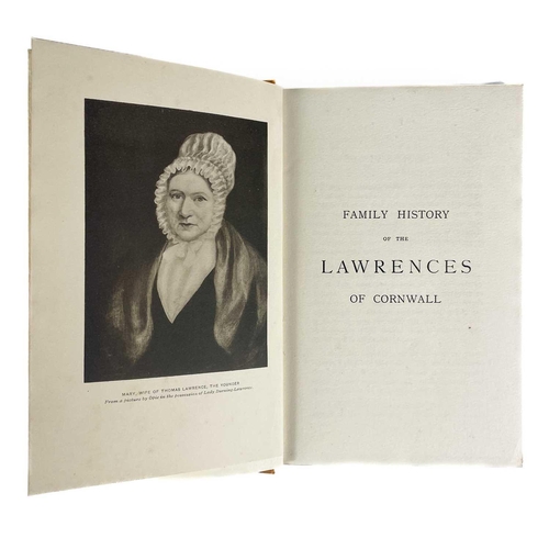 563 - 'The Lawrences of Cornwall,' By Edith Durning-Lawrence, first edition, scarce family history, origin... 