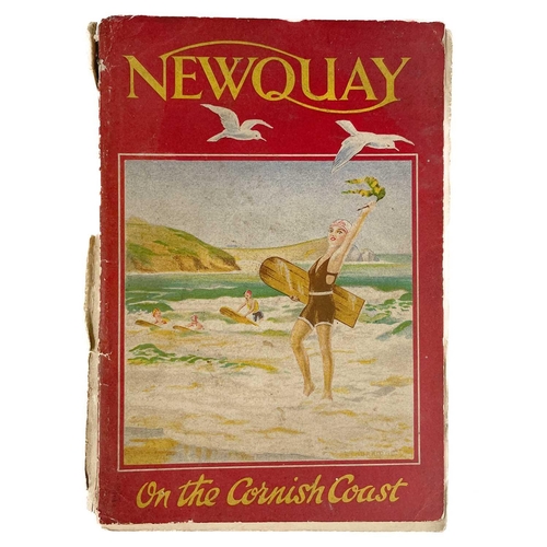 573 - Four early guide books. 'Newquay. On the Cornish Coast,' 96 pages + advertisements, 37 pages of text... 