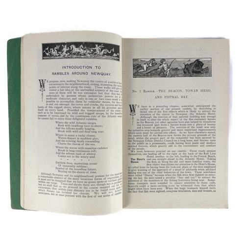 573 - Four early guide books. 'Newquay. On the Cornish Coast,' 96 pages + advertisements, 37 pages of text... 