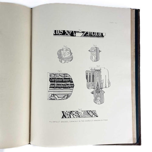 574 - Edwin Hadlow Wise Dunkin. 'The Monumental Brasses of Cornwall'. First edition, bound in publishers b... 