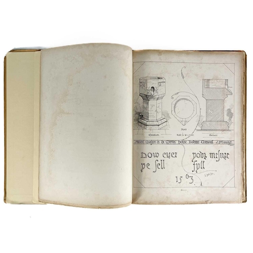 577 - 'Anastic Drawing Society ‘’Cornwall’. First edition, 20 plates/engravings some with text, the object... 