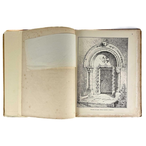 577 - 'Anastic Drawing Society ‘’Cornwall’. First edition, 20 plates/engravings some with text, the object... 