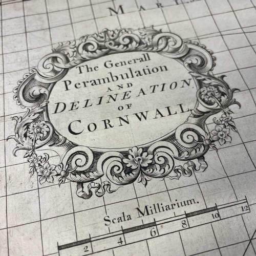 60 - John Norden. 'Speculi Britanniae Pars,' 1728. 'A Topographical and Historical Description of Cornwal... 