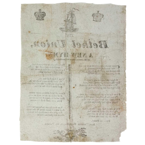 603 - Three 19th century broadsheets. Two from Falmouth and one from Penryn. 'The Loss of the 