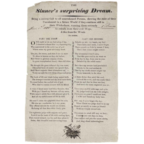 613 - Four early 19th century broadsheets. 'A Particular Account, of the Coronation of the King? And the P... 