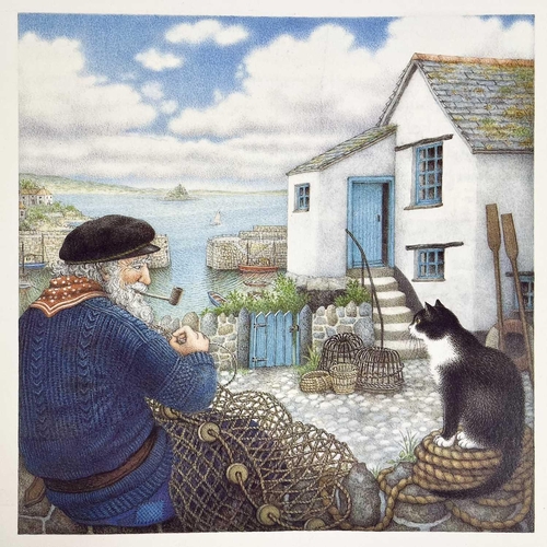 629 - Antonia Barber, illustrated by Nicola Bayley. 'The Mousehole Cat'. First edition, tipped in a newspa... 