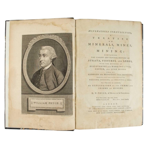 630 - William Pryce. 'Minerlogia Cornubiensis,' 1778. 'A Treatise on Minerals, Mines and Mining: Containin... 