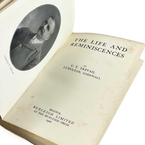 636 - Three works including a Grigson first edition. C. T. Trevail. 'The Life and Reminiscences of C. T. T... 