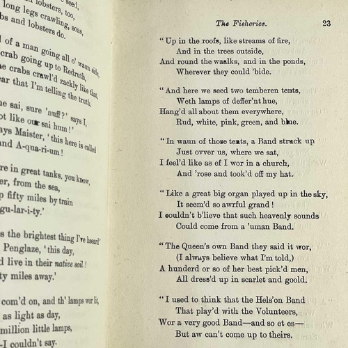 640 - Cornish tales and poetry. Three works. William Bentink Forfar. 'Pentowan or The Adventures of Gregor... 