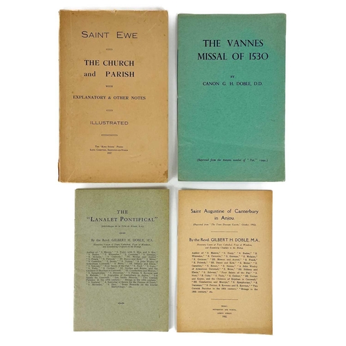 661 - Six works by Gilbert H. Doble. 'Saint Sampson in Cornwall,' first edition, 36 pages, 1935; 'The Vann... 