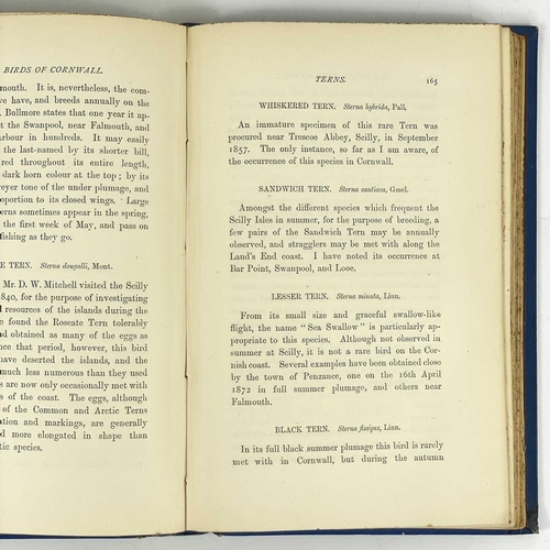 690 - Edward Hearle Rodd. 'The Birds of Cornwall and the Scilly Isles'. First edition, decorative cloth ne... 