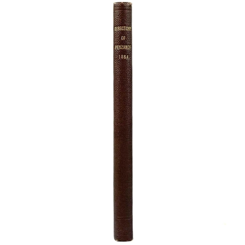 692 - Charles Coulson. 'Directory of Penzance and its Immediate Neighbourhood for 1864'. First edition, th... 