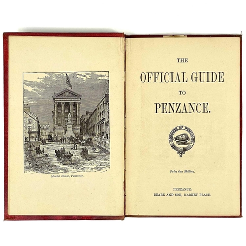 694 - G. B. Millet (edit). 'Official Guide to Penzance,' [1876] Original embossed cloth, advertisements, f... 