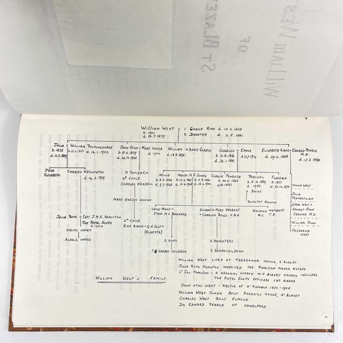 701 - Richard Nicholls Worth (probably). 'Sketch of the Life of William West, C.E., of Tredenham,' First e... 