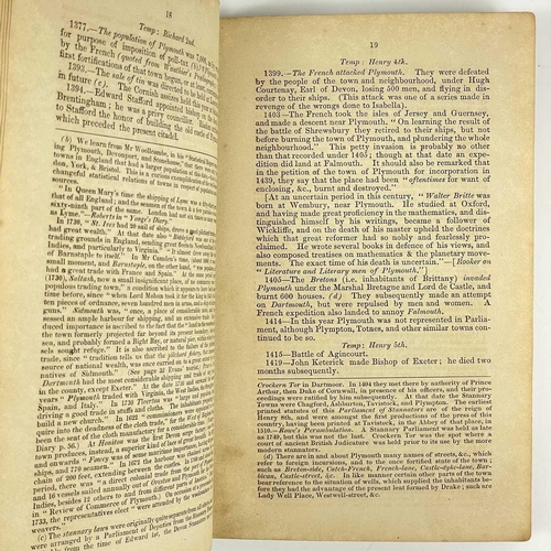 706 - John C. Bellamy. 'A Thousand Facts in the Histories of Devon and Cornwall'. First edition, ex libris... 