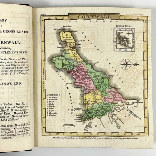 707 - G. A. Cooke. 'Cooke’s Topographical Library,' 'Or British Traveller’s Pocket County Directory ‘’Corn... 