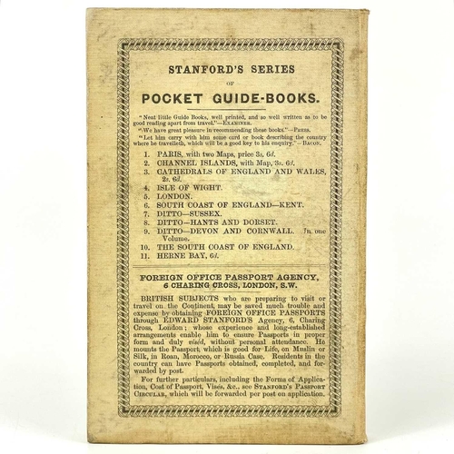 708 - Mackenzie Walcot. 'A Guide to the Coasts of Devon and Cornwall,' 1859. Original cloth, tear to fold ... 