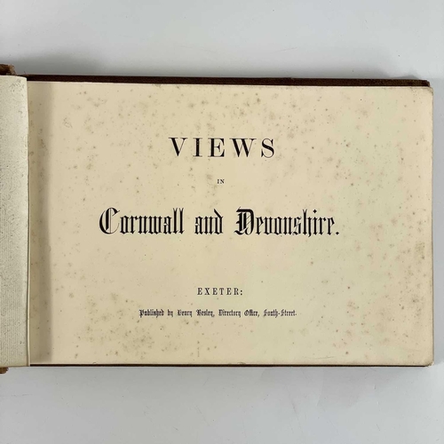 717 - Henry Besley (pub). 'Views in Cornwall and Devonshire'. Being 77 engraved vignette views complete, o... 