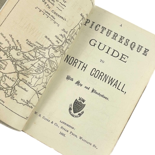 723 - 'A Picturesque Guide to North Cornwall With Map and Illustrations'. 115 pages with map and various b... 