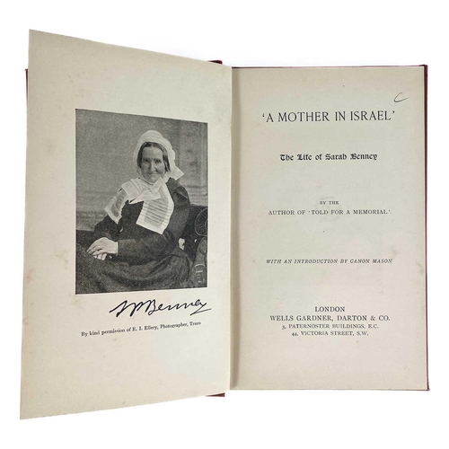 726 - Mrs Perrin. 'A Mother in Israel. The Life of Sarah Benney,' Truro interest, first edition, introduct... 