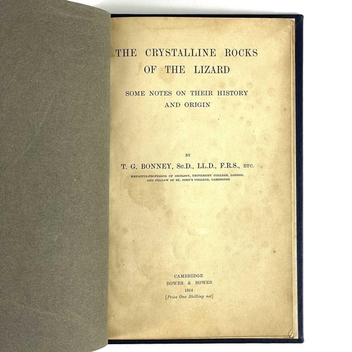 734 - Three works on mineralogy. 'Determinative Mineralogy,' first edition, generally a good copy one or t... 