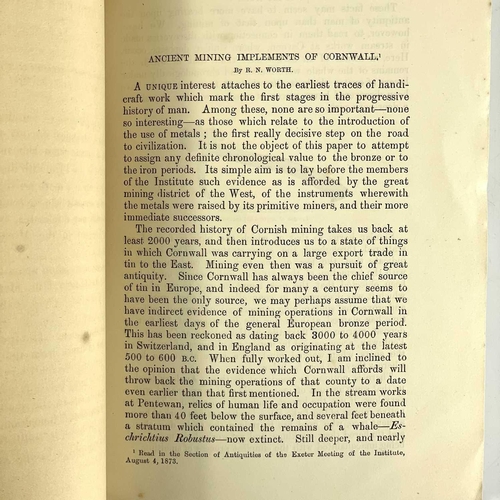 734 - Three works on mineralogy. 'Determinative Mineralogy,' first edition, generally a good copy one or t... 