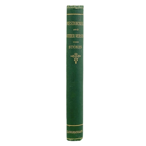 741 - H. Neville Stokes. 'Restormel: A Legend of Piers Gaveston, The Patriot Priest and Other Verses'. Fir... 