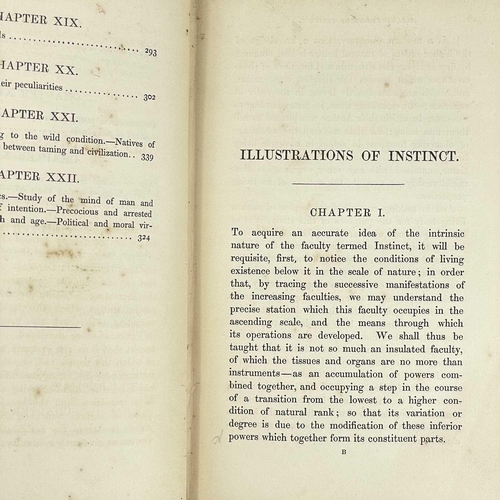 742 - British Animals, 1847. Johnathan Couch. 'Illustrations of Instinct Deduced from The Habits of Britis... 