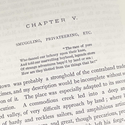 746 - Jonathan Couch. 'The History of Polperro,' 1871. 'A Fishing Town on the South Coast of Cornwall,' fi... 