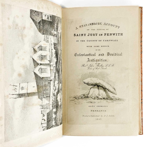 757 - Rev’d John Buller. 'A Statistical Account of the Parish of St Just in Penwith in the County of Cornw... 