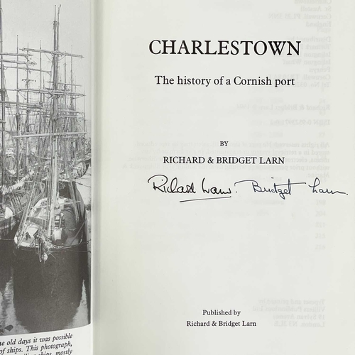 767 - Richard & Bridget Larn. 'Charlestown. The History of a Cornish Seaport,' First edition, a fine copy ... 