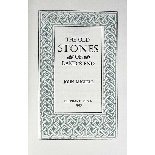 81 - The Old Stones of the Land's End John Mitchell Signed limited edition no.206 of 250, a scarce collec... 