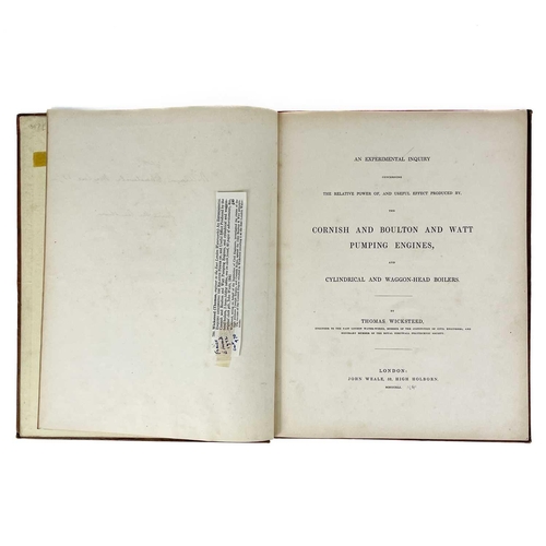 84 - Thomas Wicksteed......Cornish Pump.....Engines, 1841. Thomas Wicksteed (Engineer to the East London ... 