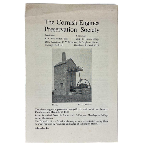 87 - Three works on mining in Cornwall. Cyril Noall. 'Levant. The Mine Beneath the Sea,' first edition, w... 