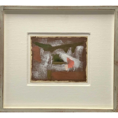 109 - John WELLS (1907-2000) Untitled, circa 1960s Mixed media on paper Studio stamp lower left 18 x 22cm ... 