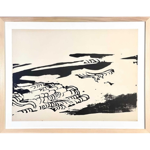 14 - Karl WESCHKE (1925-2005) Black Sea, c1960s  Screenprint Paper size 56 x 76.5cm