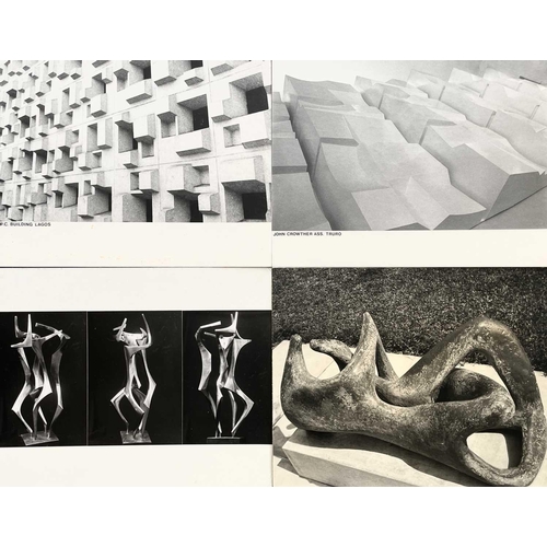 164 - Paul MOUNT (1922-2009) A collection of 13 black and white photographs of sculptures, one is signed, ... 