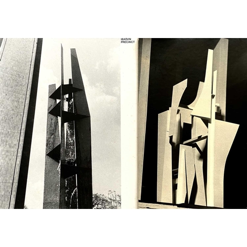 164 - Paul MOUNT (1922-2009) A collection of 13 black and white photographs of sculptures, one is signed, ... 