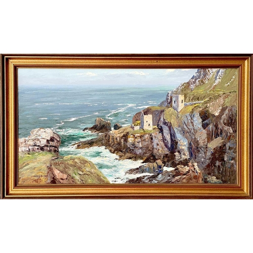 18 - Nancy BAILEY (1913-2012) Botallack Oil on canvas, signed, further signed and inscribed to verso, 39 ... 