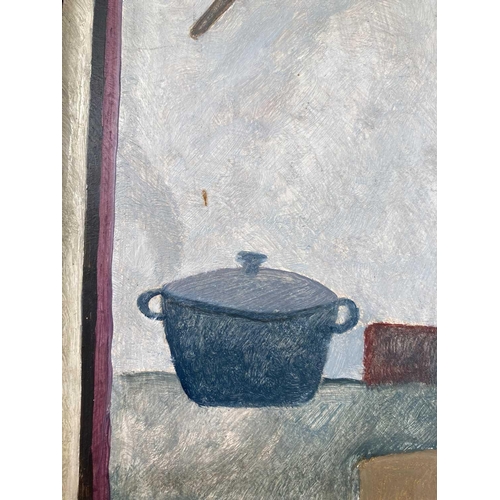 193 - Joanna CARRINGTON (1931-2003) (Reg PEPPER) Sunday Lunch, 1988 Oil on board Initialled 'RP' Artist's ... 