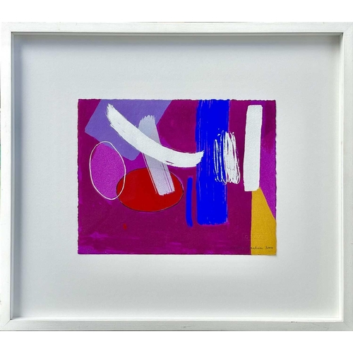 2 - Wilhelmina BARNS-GRAHAM (1912-2004) Millennium Series Pink (2000) Screenprint, signed & dated 2000, ... 