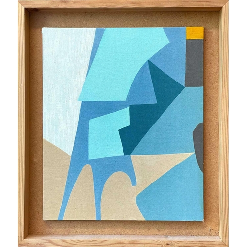 202 - Joyce TURNER (1920-2020) Abstract Panel Oil on board, signed and inscribed to verso, 30.5 x 25cm.