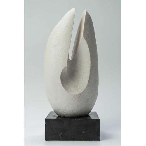 313 - Seamus MORAN Untitled Sculpture  Resin and dolomite on marble base Artist's Proof Height 25cm This s... 