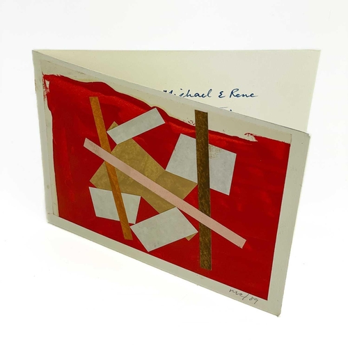 330 - Michael CANNEY (1923-1999) Untitled (Casole d'Elsa), 1989 Mixed media on card Initialled and dated '... 