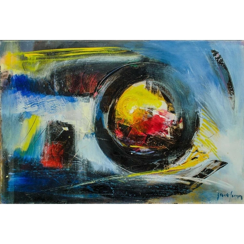 346 - Steve SLIMM (1953) Abstract Oil on canvas Signed 61 x 91cm