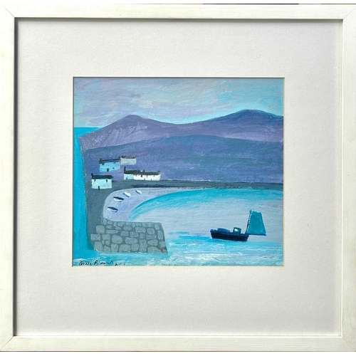 4 - Biddy PICARD (1922) Sleeping Harbour. Acrylic on board, signed and dated 2001, further signed, inscr... 