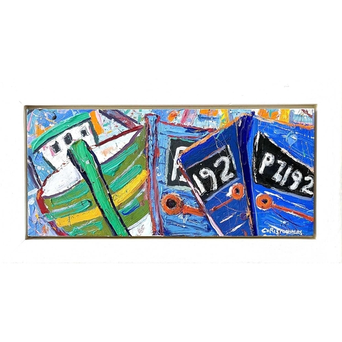 449 - Julian CHRISTOPHERS (1964) PZ 192 Acrylic on board Signed Signed and inscribed 'Bentetonn' verso 17.... 