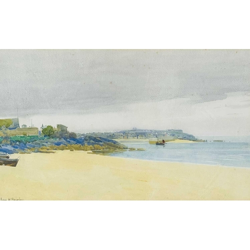 459 - John Mallard BROMLEY (1858-1939) Fishing Boat Approaching St Ives Harbour Watercolour, signed, 30 x ... 