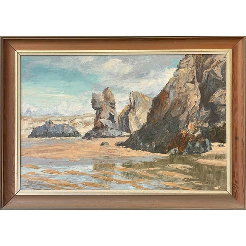 468 - Nancy BAILEY (1913-2012) Holywell, 1971 Oil on canvas Signed Further signed, inscribed and numbered ... 